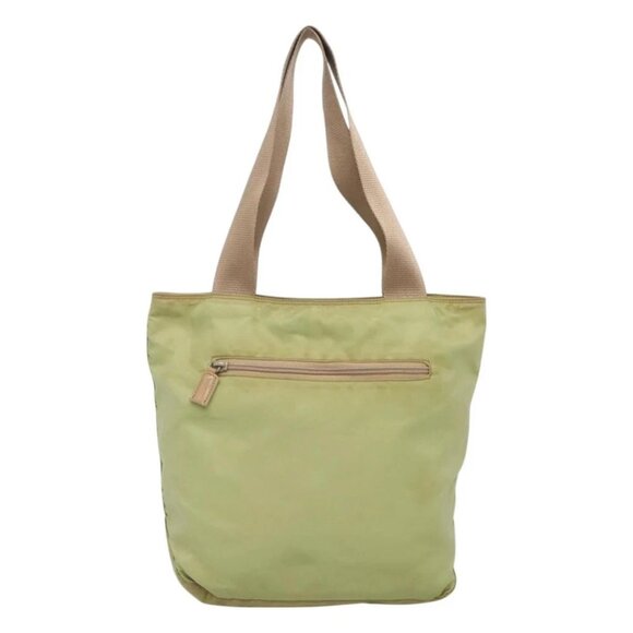 PRADA Tote Bag Nylon Light green Auth 127872 - Picture 3 of 14